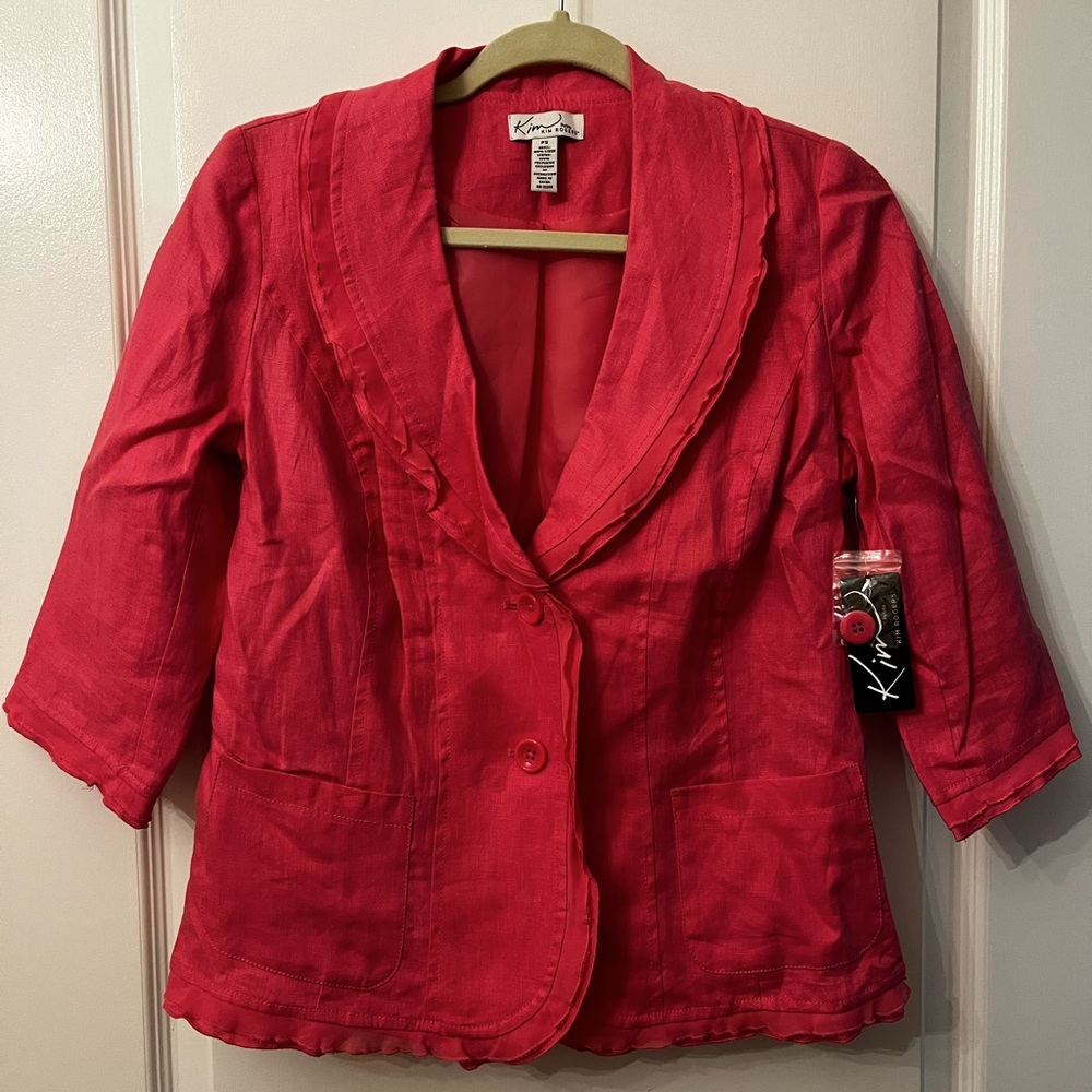 Kim Rodger’s Linen Blazer - NWT